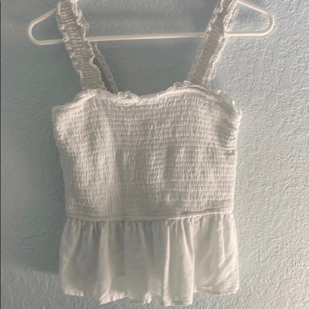 Ruffle Peplum Top